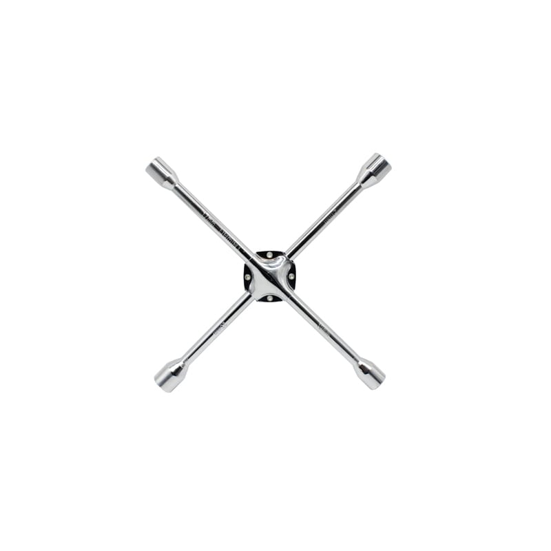 Llave cruzada con casquillo para neumáticos de coche de 4 vías