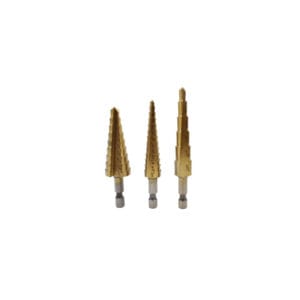 3pcs Step Drill Set