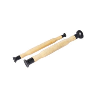 2 PCS double cup wooden handle valve Lapper Tool Set