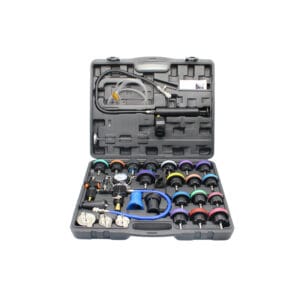 28PCS Universal Radiator Pressure Tester Kit/Cooling Pressure Tester Vacuum Type Cooling System Tool Kit